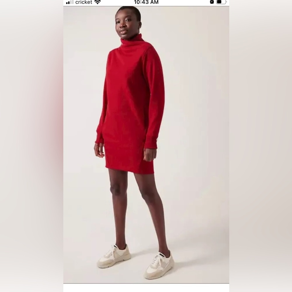 Athleta Cozy Karma sweatshirt dress
